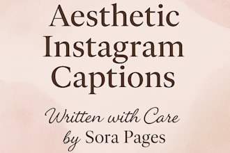 write 30 aesthetic instagram captions or motivational quotes