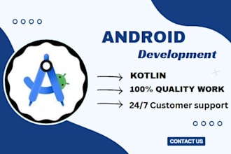 do android app projects by android studio  kotlin
