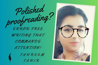 proofread and edit your document