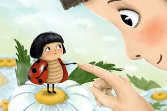 children story book illustration children story book illustration