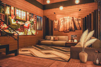 create a stunning vrchat world, custom vrc world, vr world, 3d environment