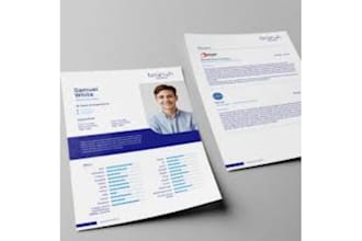 design professional and modern CV or resume for any job