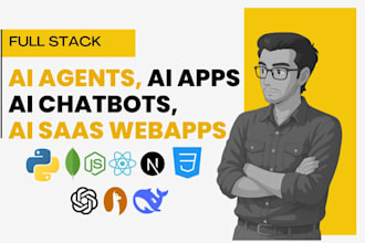 make ai agent, ai saas app, ai chatbot, and custom ai website application
