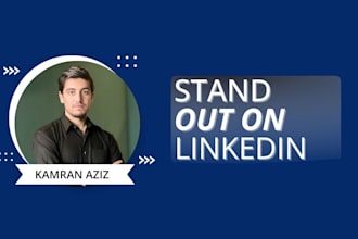 professionally optimize and rewrite your linkedin profile to stand out
