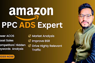 manage amazon PPC campaign to increase sales and reduce acos, amazon ads expert