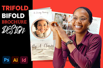 design bifold, trifold brochure and catalog