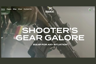 design firearms shopify store firearm store military website gun firearm website