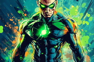 make you as superhero or other fictional character