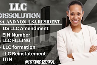 do llc amendment, llc dissolution,llc reinstatement llc formation