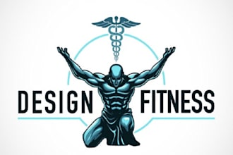 design awesome holistic fitness company logo