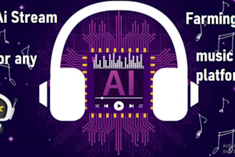 do ai stream farming bot for your platform tidal, apple music, deezer boomplay