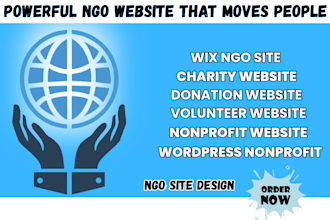 design your ngo website for awareness fundraising crowdfunding donation website
