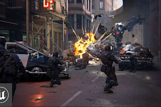 do unreal engine game design, game development, ue5 playstation steam game, ue4