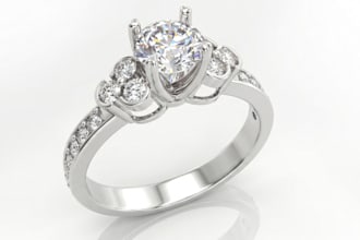 do jewelry cad model for printing and rendering