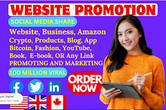 promote and advertise website, crypto, nft, token, affiliate link and opensea