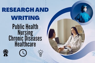 work on amazing public health, nursing, informatics and chronic diseases content