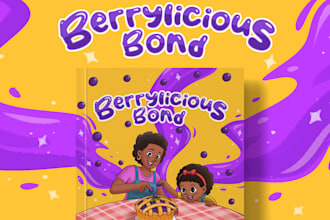 design children storybook and illustrate children book covers