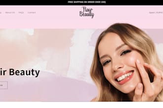 beauty website spa website makeup website salon website beauty salon shopify