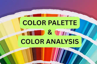 do color analysis, custom color palette, and skin tone color matching