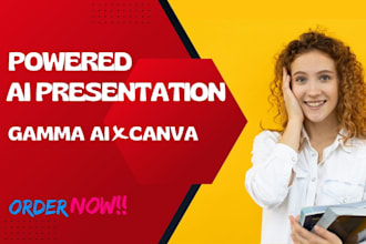 be your professional canva design gamma ai slide in presentation canva edit