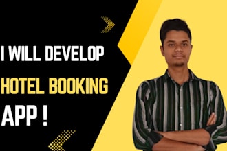do hotel and room booking app in flutter for android and IOS