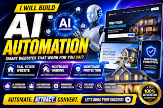 ai automation real estate wordpress website mortgage website mortgage protection