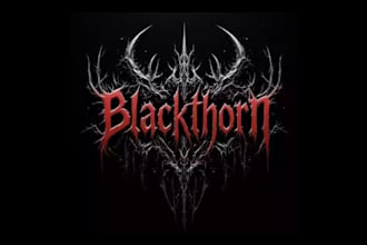 create death metal, black metal, slamming, brutal logo