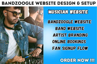 build bandzoogle site band studio website grow music fanbase with bandzoogle