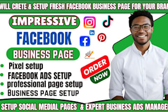 do facebook business page create and setup social media account all pages setup