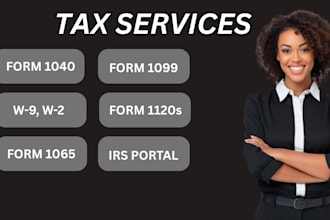 professionally prepare and file US tax returns including 1040 1099 1120 forms