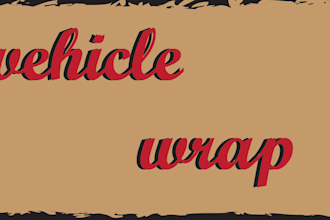 do eye catching wraps of your buses, trucks, racing car or any vehicle