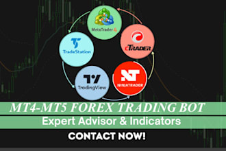 build expert advisor, mt4 eas, mt5 trading bot, forex eas, indicator, forex bot