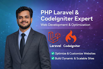fix, debug and customize your laravel or PHP website