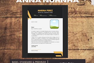 design a professional and modern resume to help you get noticed