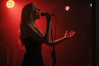 write original gospel or edm songs with a professional female singer touch
