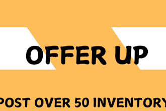 professionally post your product listings on offerup