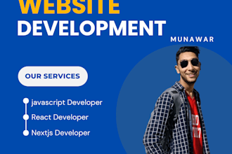 develop responsive front end web application reactjs