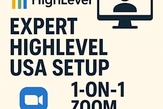 setup highlevel CRM automations, calendly, and integrations