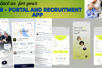 develop job portal app, job staffing app, job board, recruitment app