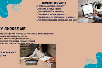 develop medical manuscripts, review articles, case reports, and clinical studies