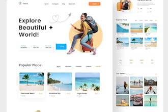 design travel agency, flight and tour agency, luxury, vacation travel website