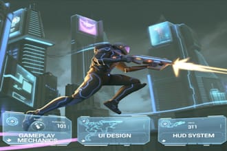 do unreal engine game development gameplay mechanics ui elements game system hu