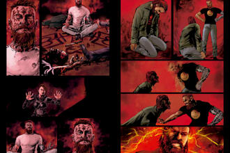 draw comic book manga character design anime comic illustration comic book cover