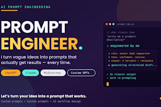 do all kinds of prompt engineering
