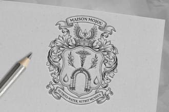 create a personalized family crest, coat of arms, or heraldic emblem