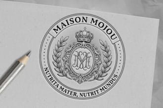 design a personalized family crest, coat of arms, seal or heraldic emblem