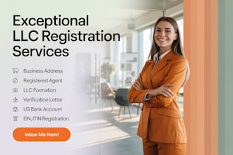 us llc registration, ein number with US bank, boi report and sale tax id permit