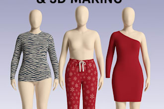 make sewing pattern for clothing by lectra, optitex, clo