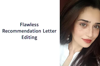 professionally edit your reference or recommendation letter