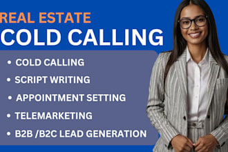 do real estate cold calling appointment setting virtual assistant telemarketing